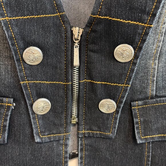 Retro Denim Vest - 2010s - Picture 2 of 15